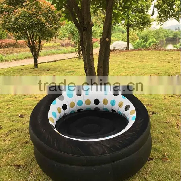SF14 Light Weight Wholesale Outdoor Portable Lazy Sofa Folding Inflatable Bed on Beach photo-2