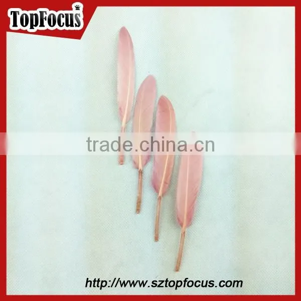Best Selling High Quality Dyed Material Goose Feather Price Trim photo-4