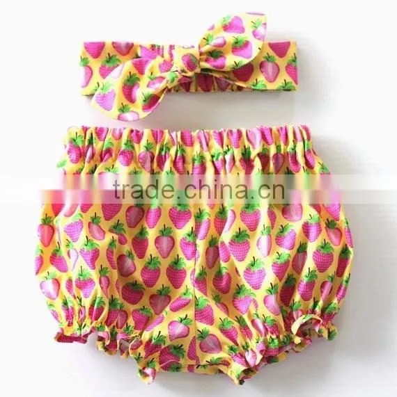 Summer Fresh Fruit Cute Girl Bloomers Baby Underwear Size for 0-2T photo-3