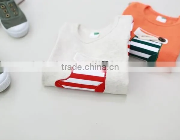 Wholesale Autumn Design Boutique Childrens Clothing 100% Cotton Baby Longsleeve Top photo-5