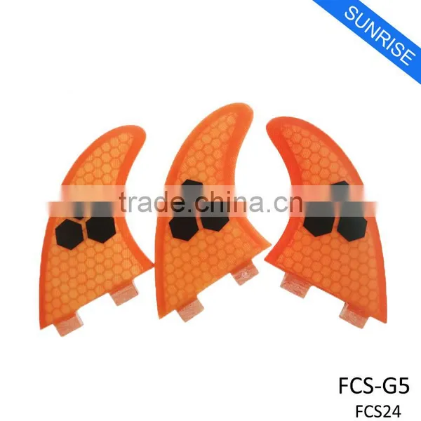 Surfing Quilhas Blue Fiberglass Fin G5 Fiber Fin Surfboard Barbatanas de Surf photo-6