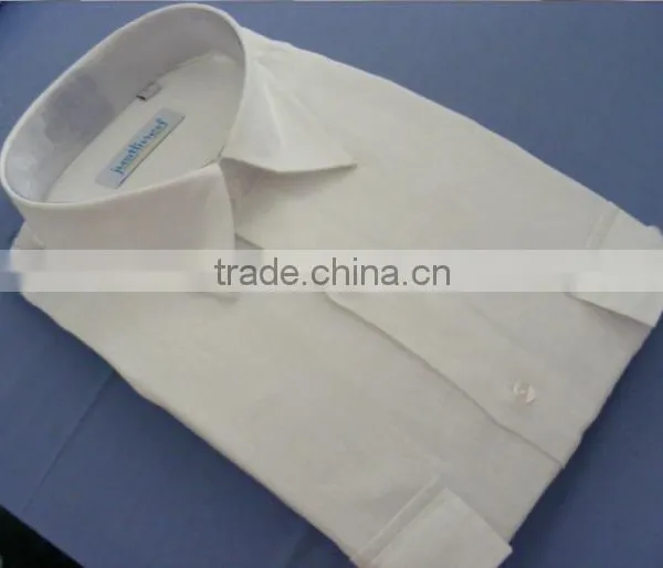 Men's White Linen Shirt With Two Chest Pockets photo-2