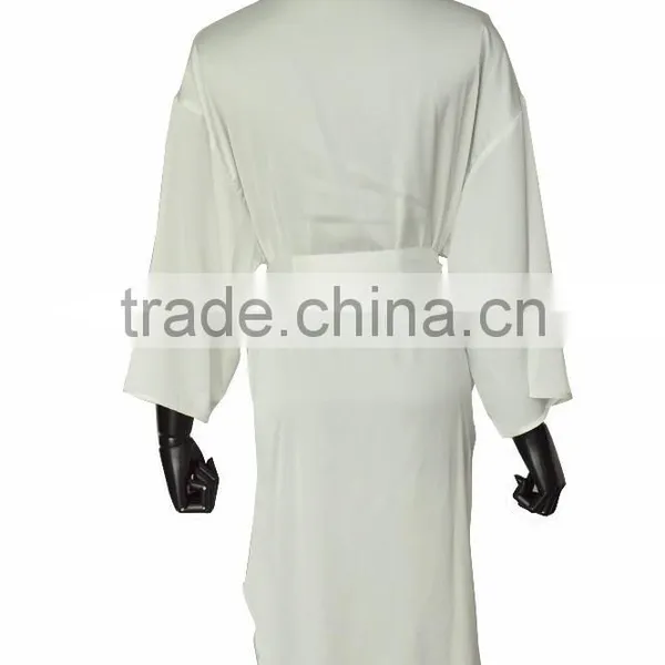 2017 New Style White Matte Kimono Chiffon Robe photo-4