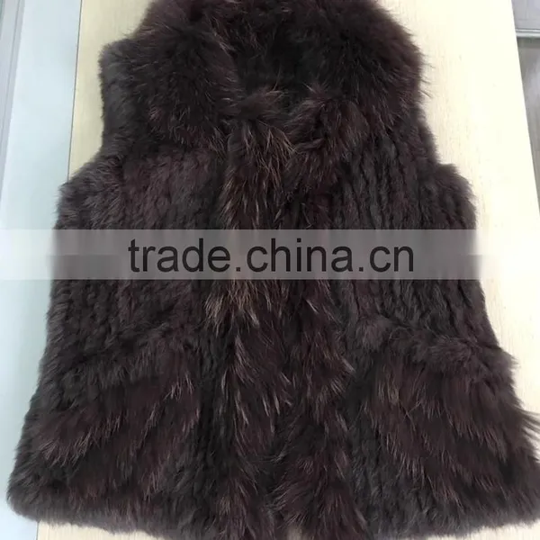 YR644 European Style Black Rex Rabbit Fur Coat Women photo-3