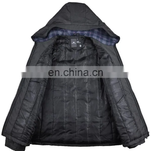 Stylish Mens Spring Thin Paded Hooded Waterproof Long Jean Jacket photo-2