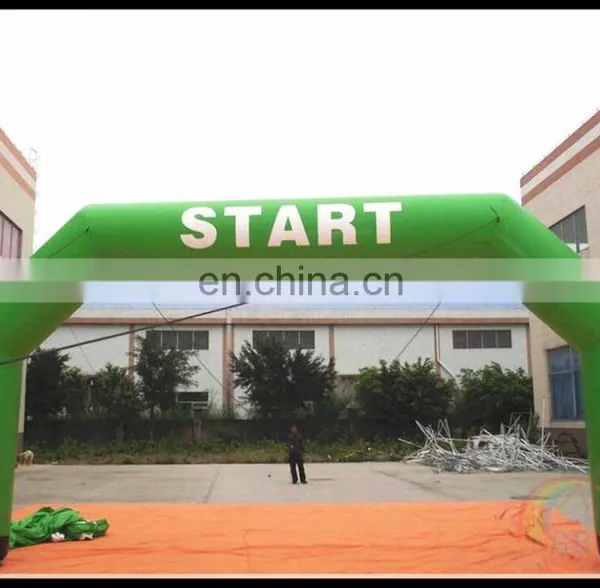 Green Colors Durable Inflatable Marathon Race Finish Line Arch Inflatable Archway For Sale photo-5