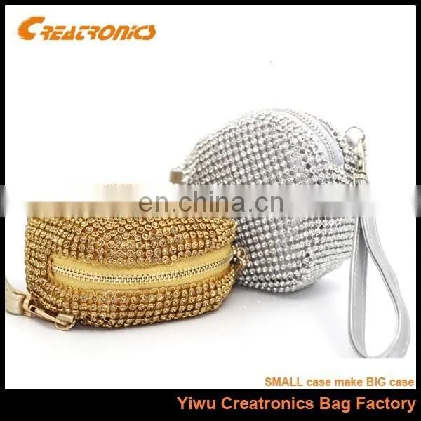 Milti Color Crystal Round Shape Mini Coin Purse photo-6