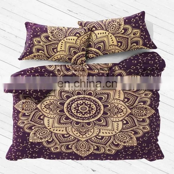 Queen Size Indian Traditional Bohemian Bedding Mandala Duvet photo-4