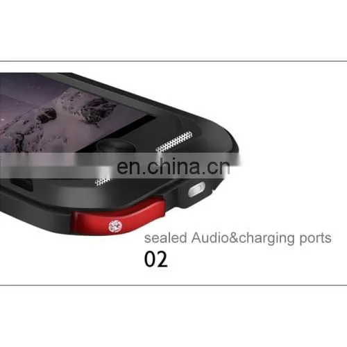 Metal Protective Case With QI Standard Wireless Charger Receiver and Gorilla Toughened Glass Film for IPhone 6 photo-4