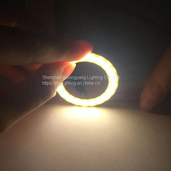 2018 New Professional Lighting 9v 3w Plastic Camping Protable Flat Round COB LED Torch Flashlight With Machine Tool Work photo-4