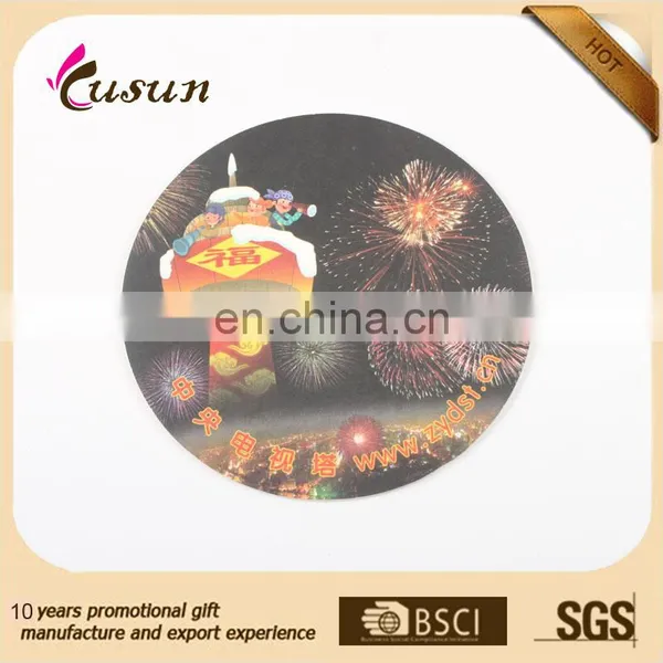 Promotional Round Absorbent Paper Drink Coaster Coffee Cup Coaster photo-3