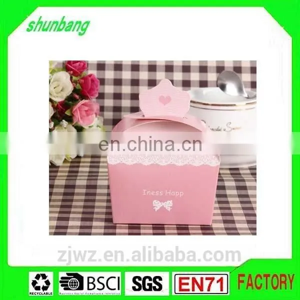 2015 Unique Paperboard Paper Foldable Sweet Paper Cake Box Packaging photo-2