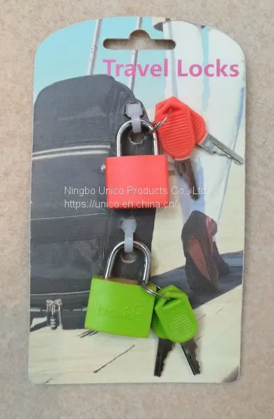 2 Piece Travel Lock Set With Key