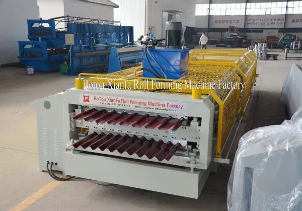 IBR Double Galvanized Roof Steel Corrugating Machine photo-2