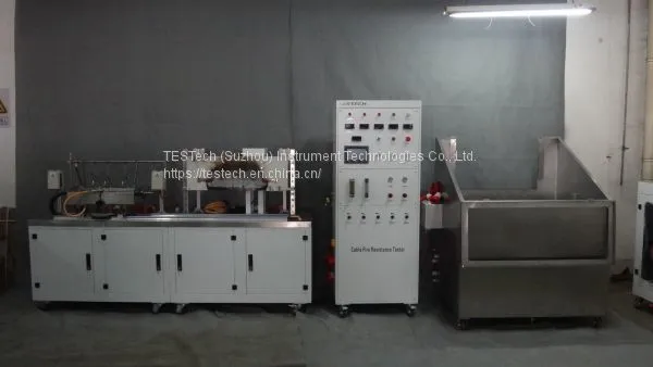Машина для испытания огнестойкости провода (FTech-IEC60331A)