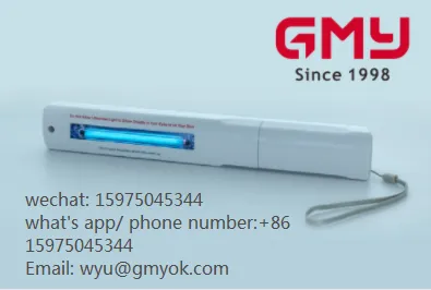 Portable UV Light Travel UV Sterilizer UV-C Sanitizing Wand Handheld UVC Surface Sterilization Stick UV-C Light Sanitizer