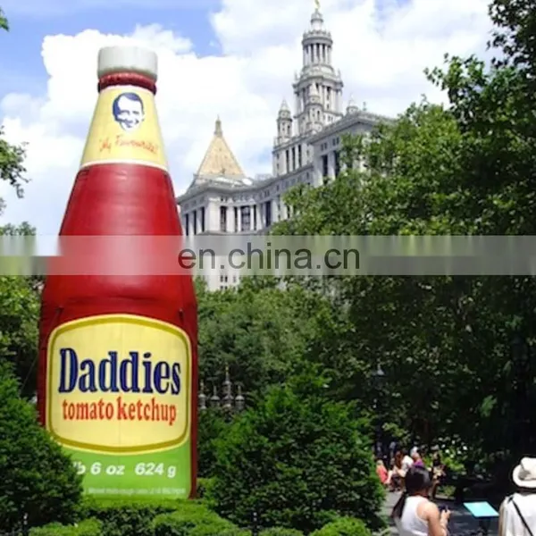 Promotion 30ft Tall Tomato Inflatable Ketchup Bottle for Advertising photo-4