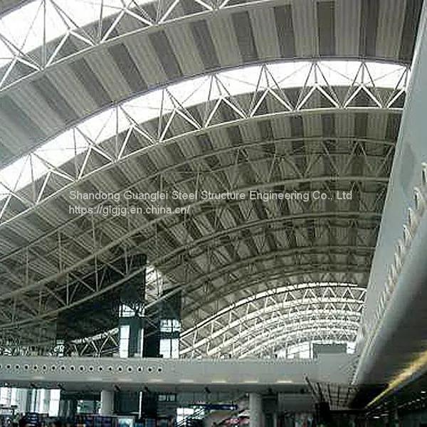 Prefab Steel Structure Space Frame Light Steel Coal Storage Grid Steel Structure photo-2