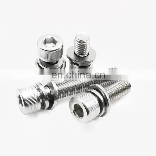Socket Head Cap Screw DIN912 With Lock Washer Sems Assembly photo-5