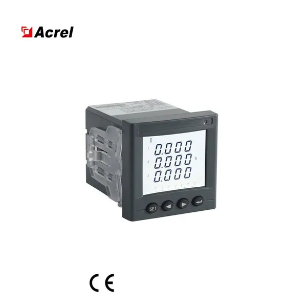 Best Selling Acrel AMC72L-AI3/K 3 Phase LCD Programmable Current Meter With 2DI+2DO photo-4