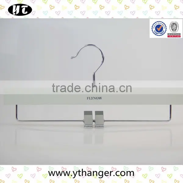 White Wooden Hanger and Pants Hanger for Luxury Garment photo-3
