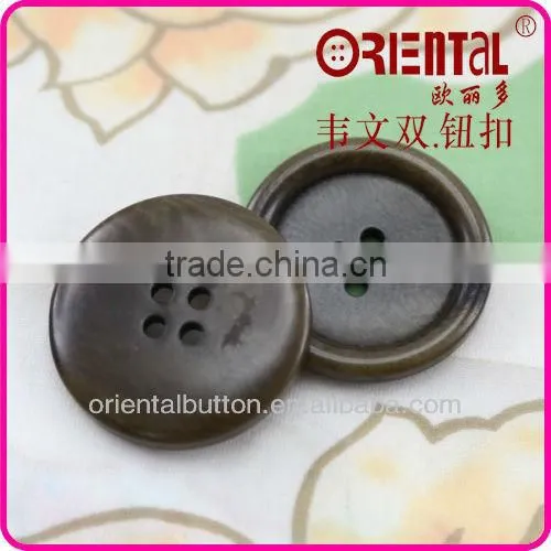 High Standard 4 Holes Natural Corozo Buttons photo-2