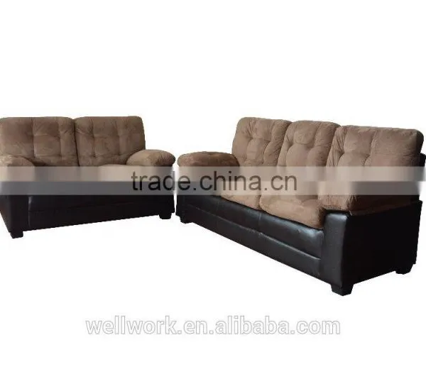 Hot Sale pu Leather Sofa/living Room Sofa /Faux Suede Sofa photo-3