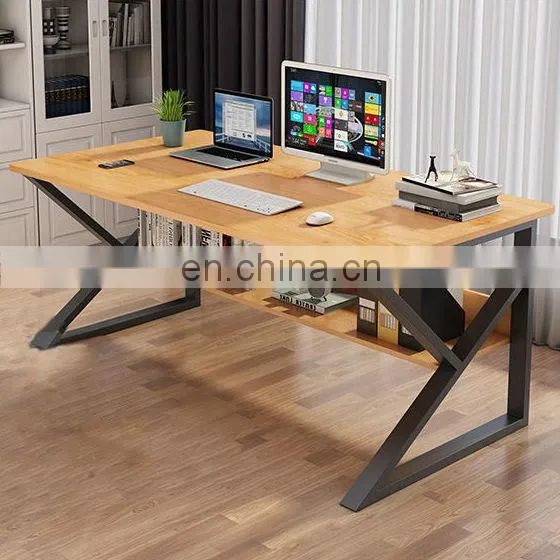 Modern Home Office Furniture Simple Wood Computer Study Table Desk Wooden Executive Computer Office Desks With Drawer photo-5