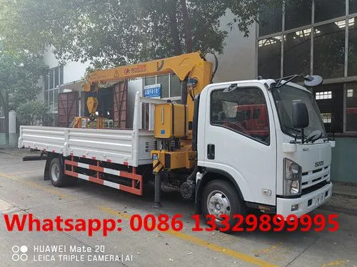 High Quality and Best Price ISUZU JAPAN 700P 4*2 LHD 5T Cargo Truck With Crane for Sale photo-2