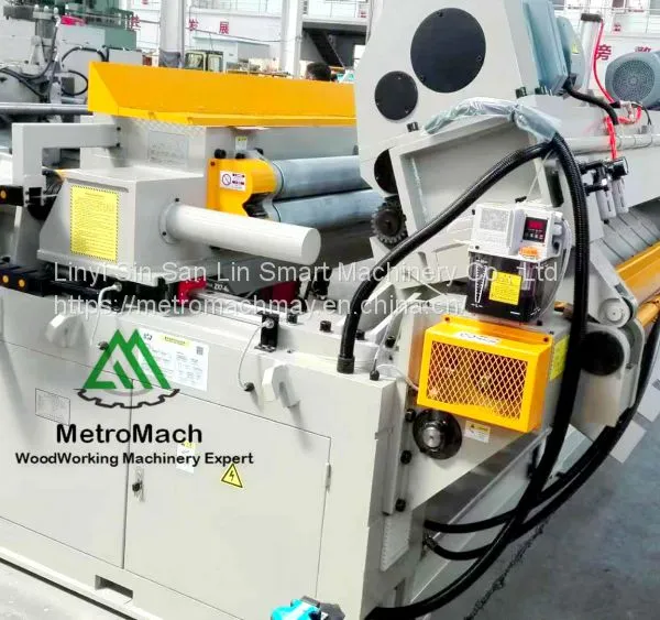 4FT Cast Body Plywood Core Veneer Rotary Spindleless Peeling-clipper Machine photo-5