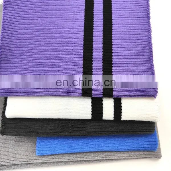 Excellent Quality Polyester 1*1 2*2 Ribbed Knitting Rib Cuff Garment Accessories Cuff Rib photo-2