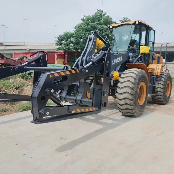 XCMG Wheel Loader Attachments Grapple Oilfield Pipe Grapple Attached for Wheel Loader photo-5