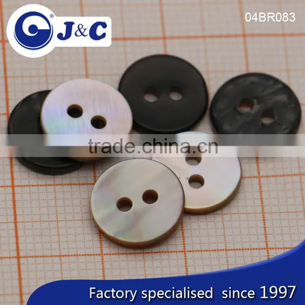 J&C Brown MOP Shell Buttons,pearl Shell Buttons for Fashion Shirt.BR082, BR083 photo-4