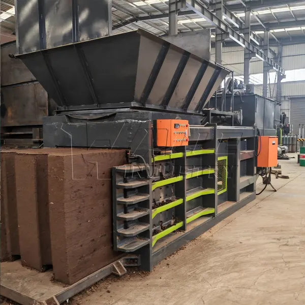 High Efficiency Waste Paper Corrugated Box Recycling Baler Compactor