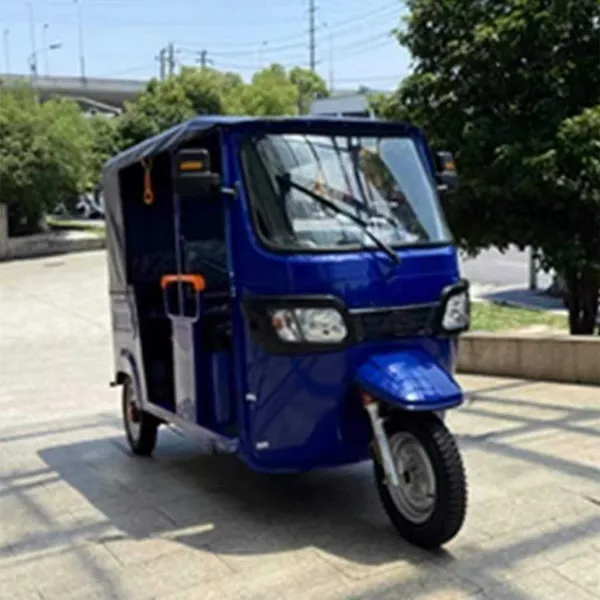 Factory Supply Electric Rickshaw Passenger Tricycle Taxi Moto Bajaj Style 3 Wheeler Tuk Tuk Taxi photo-4