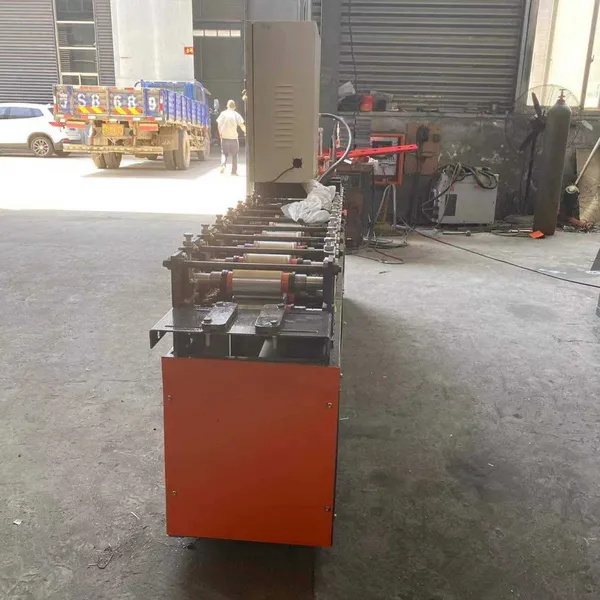 Zhengzhou Howann C84 Color Steel Door Billboard Decoration Roll Forming Machine for Sale photo-2