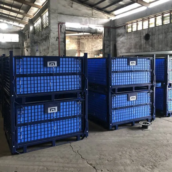 jinchuan non-standard stackable storage cages, convenient for turnover, efficient in operation, rust-proof and easy to maintain, with standardized management