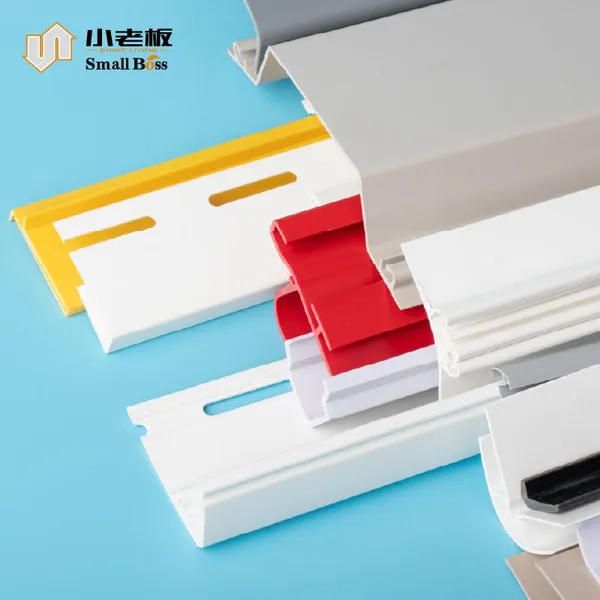 Durable Eco-Friendly PVC Plastic Decorated Rigid Windows and Doors Extrusion Profiles photo-4
