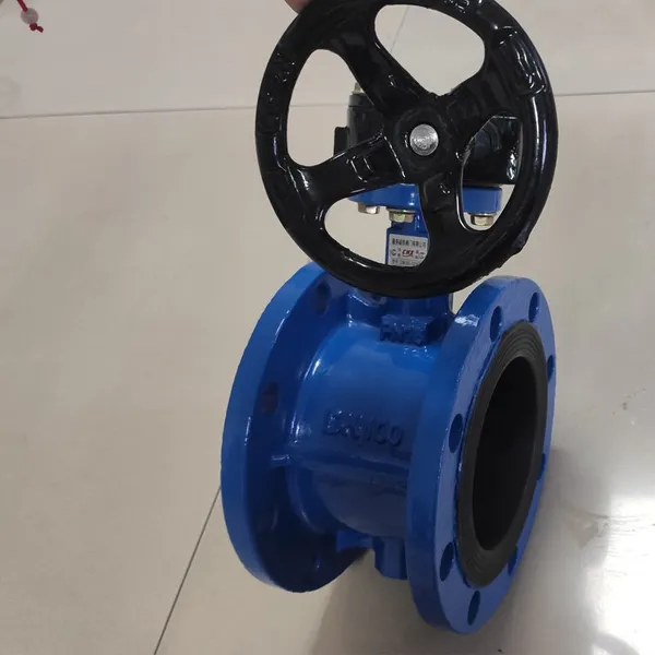 BS Butterfly Valve Big Large Size DN1000 Worm Gear Ductile Iron CastSteel WCB GGG50 Hard Seal Double Eccentric Wafer Type Flange photo-5