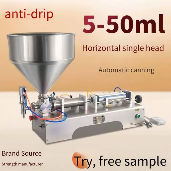 Single-head Horizontal Paste Quantitative Filling Machine, Small Dg-50 Type Ointment and Essential Oil Filling and Packaging Machine photo-3