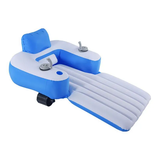 New Product Luxury Floating Electric Inflatable Float, Adult Recliner Float With Backrest Equipped With 360-Degree Propeller Motor