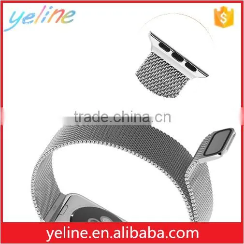 Milanese Material With Magnetic Button for Apple Watch Bands
