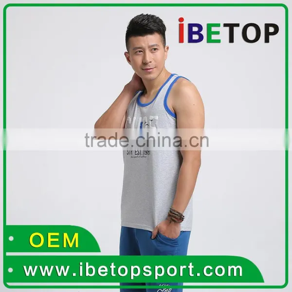 OEM Service Customize Wholesales Cheap Price Sport Vest Singlet photo-5