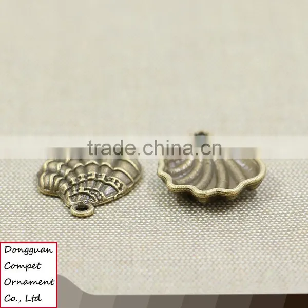 Wholesale Zinc Alloy Diy Accessories Fine Arts and Scallops Pendant photo-2