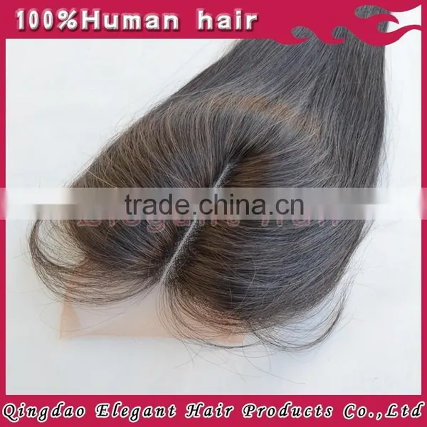 China High Quality Silk Base Lace Brazilian Straight Human Hair Closure photo-4