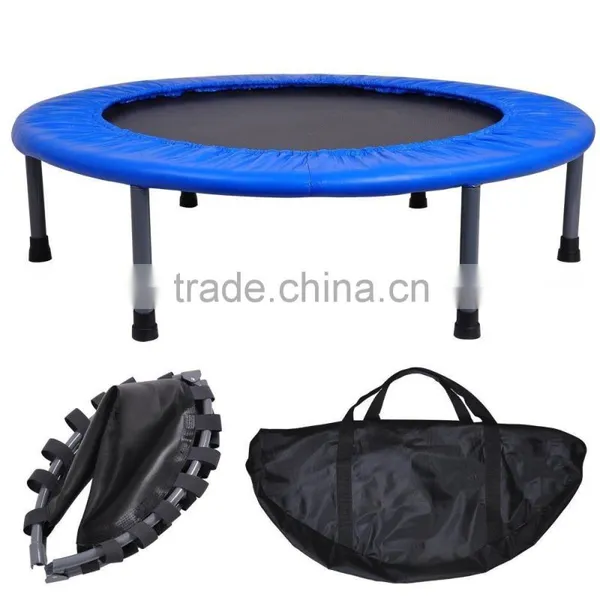 45inch Kids Folding Mini Trampoline With Handle for Trampolines Sale
