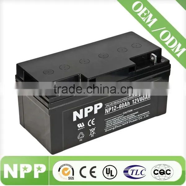 12v60ah Rechargeable 12 Volt Deep Cycle Gel Storage Sla Battery