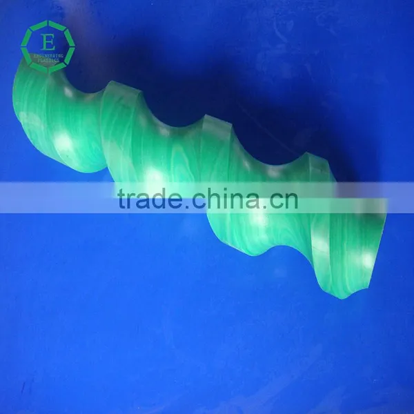 GZ Engineering Plastics CNC Machined Plastic Uhmw-pe Screw