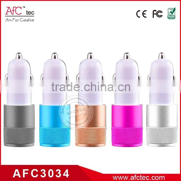 Abs Aluminum Cheapest Price Best in Car Micro Dual Usb Charger photo-2