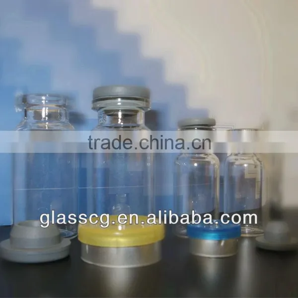 Glass Injection Vial With Rubber Stopper for Sale Paypal Accept